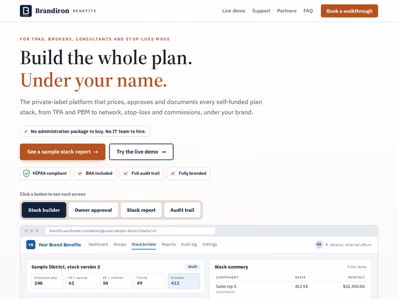 White-label benefits platform