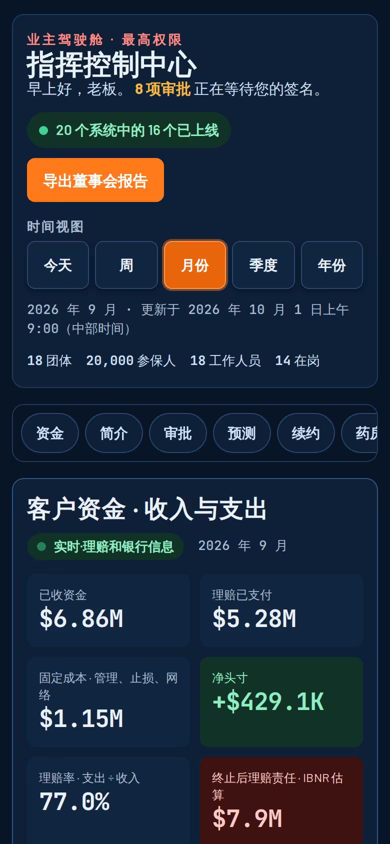 手机上的指挥中心